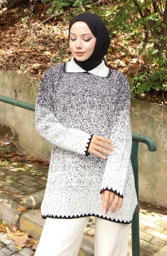 Triko Tunik Pantolon İkili Takım 1123-07 Siyah