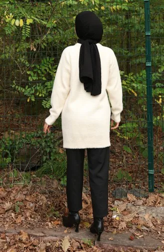 Knitwear Pearl Detailed Tunic 3009-01 Beige 3009-01