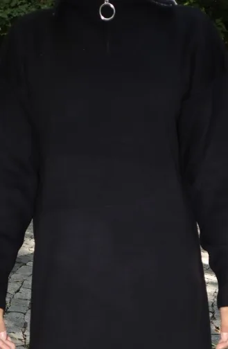 Gebreide Coltruijurk 0511-01 Zwart 0511-01