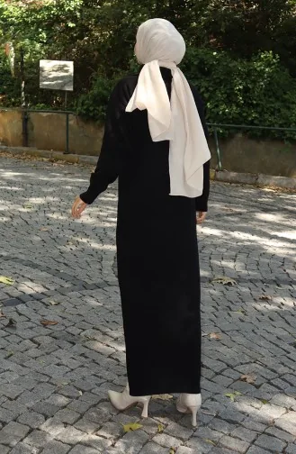 Gebreide Coltruijurk 0511-01 Zwart 0511-01