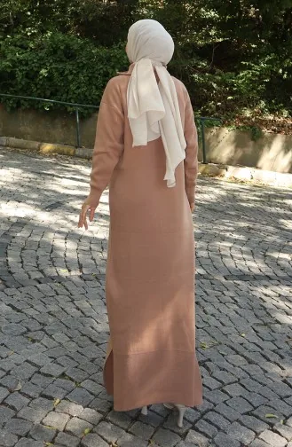 Gebreide Coltruijurk 0511-04 Melkkoffie 0511-04