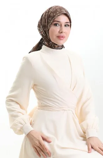 Karaca Patterned Cupra Scarf 82015-07 Brown Black 82015-07