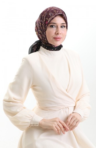 وشاح كاراكا كوبرا المنقوش 82015-08 أسود فوشيا 82015-08