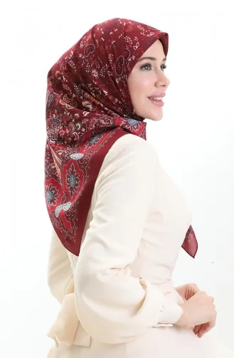 وشاح كاراكا المنقوش كوبرا 82015-09 بورجوندي داكن 82015-09