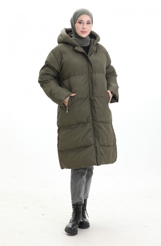 Doudoune à Capuche 7031-03 Vert Kaki 7031-03