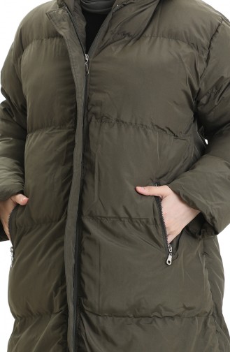 Doudoune à Capuche 7031-03 Vert Kaki 7031-03