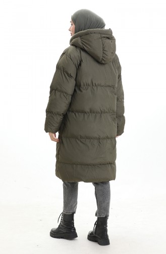 Doudoune à Capuche 7031-03 Vert Kaki 7031-03