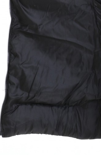 Pufferweste Mit Kapuze Und Reißverschluss 0170-02 Schwarz 0170-02