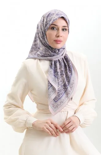 Karaca Patroon Cupra Sjaal 82014-01 Poeder Lila 82014-01
