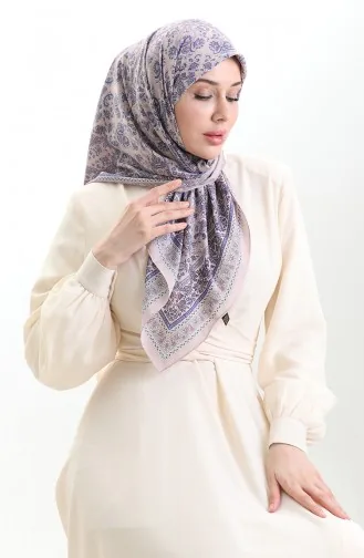 Karaca Patroon Cupra Sjaal 82014-01 Poeder Lila 82014-01