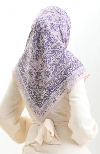 Karaca Patroon Cupra Sjaal 82014-01 Poeder Lila 82014-01