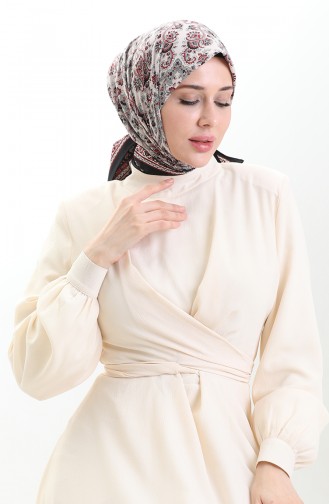 وشاح كاراكا كوبرا المنقوش 82014-02 حجر أسود 82014-02