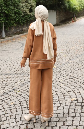Strickpullover Hose Doppelanzug 0017-05 Milchkaffee 0017-05