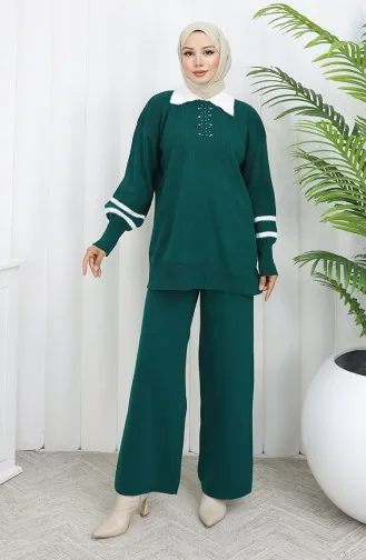 Strickmode Tunika Hose Zweiteiler 1002-03 Petrol 1002-03