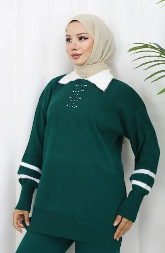 Strickmode Tunika Hose Zweiteiler 1002-03 Petrol 1002-03