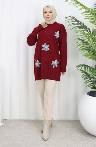Triko Garnili Tunik 3010-02 Bordo
