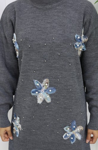 Triko Garnili Tunik 3010-06 Gri