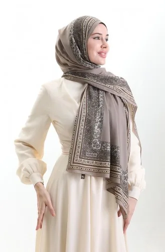 Karaca Gemusterter Mio-Schal 82012-03 Nerz 82012-03