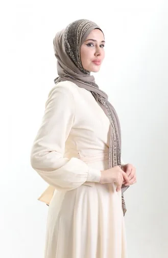 Karaca Gemusterter Mio-Schal 82012-03 Nerz 82012-03