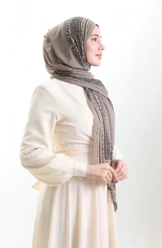 Karaca Gemusterter Mio-Schal 82012-03 Nerz 82012-03