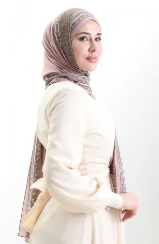 Karaca Gemusterter Mio-Schal 82012-05 Puder 82012-05