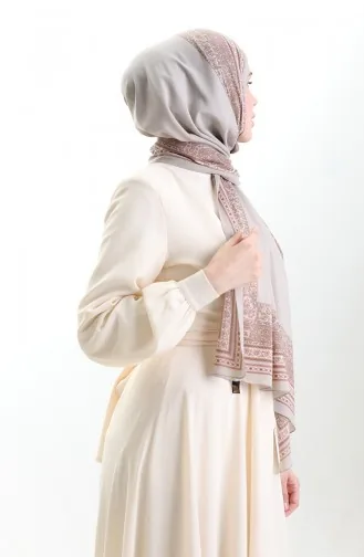 Karaca Châle Mio à Motifs 82012-06 Vison Beige 82012-06