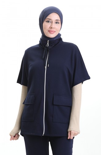 Oysho Kumaş Yelekli Takım 11330-01 Lacivert