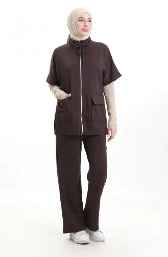 سترة أويشو 11330-02 بنية 11330-02