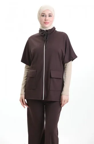 سترة أويشو 11330-02 بنية 11330-02