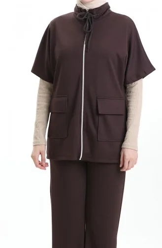 سترة أويشو 11330-02 بنية 11330-02