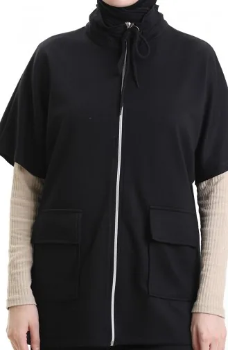 Oysho Weste Anzug 11330-04 Schwarz 11330-04