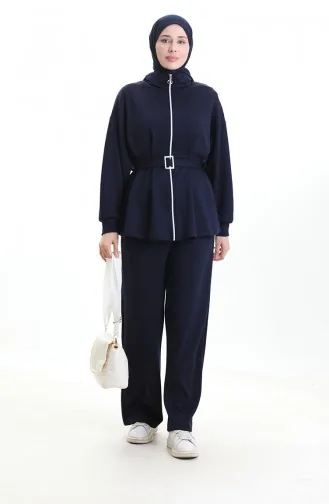 Oysho Buckled Suit 11331-02 Navy Blue 11331-02