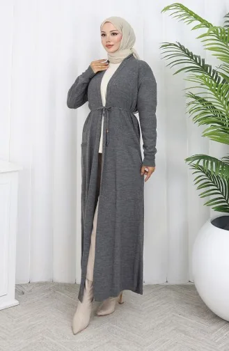 Strickjacke Lang 0033-06 Anthrazit 0033-06