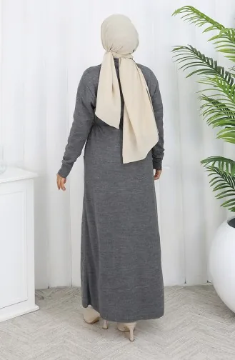 Strickjacke Lang 0033-06 Anthrazit 0033-06