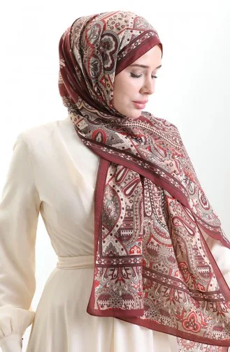 Karaca Cotton Shawl 82004-10 Black Pink 82004-10