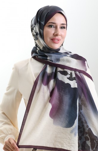 شال كاراكا من الألياف الطبيعية 82005-03 كريمي داكن 82005-03