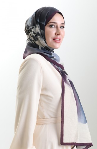 شال كاراكا من الألياف الطبيعية 82005-03 كريمي داكن 82005-03