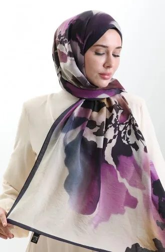 شال كاراكا من الألياف الطبيعية 82005-07 فوشيا بنفسجي 82005-07