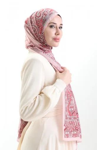 Karaca Baumwollschal 82007-03 Puder Granatapfelblüte 82007-03