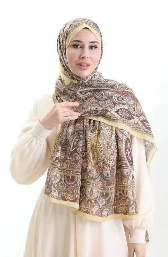 Karaca Baumwollschal 82007-07 Gelbbraun 82007-07