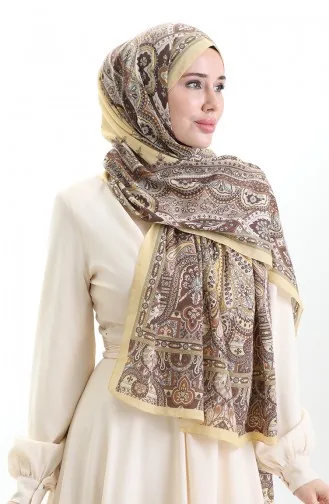 Karaca Baumwollschal 82007-07 Gelbbraun 82007-07