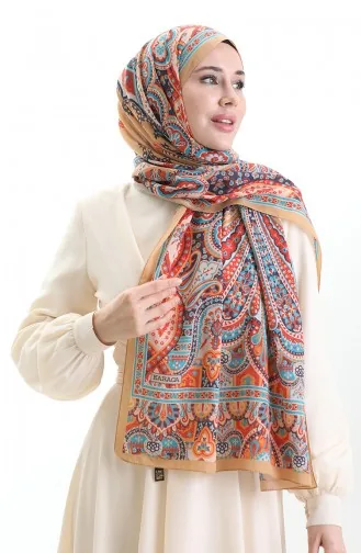 شال كاراكا القطني 82007-10 ذهبي أسود 82007-10