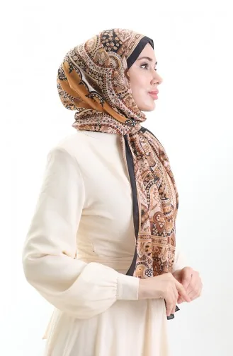 Karaca Cotton Şal 82007-12 Siyah Gold