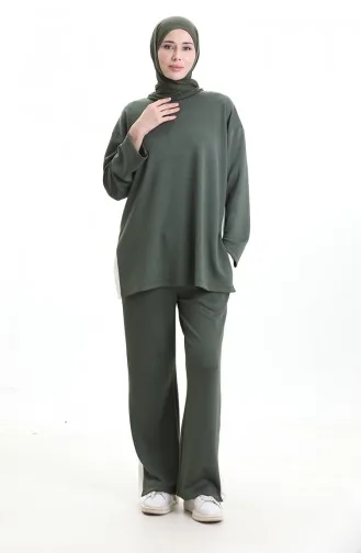 بدلة أويشو القماشية المزخرفة 11332-01 كاكي 11332-01