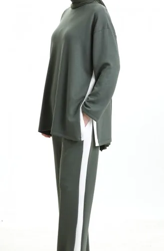 بدلة أويشو القماشية المزخرفة 11332-01 كاكي 11332-01