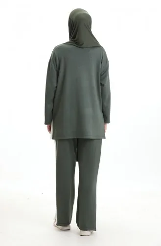 بدلة أويشو القماشية المزخرفة 11332-01 كاكي 11332-01