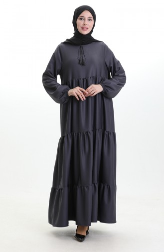 Tiered Collar Layered Dress 4107-12 Smoke 4107-12