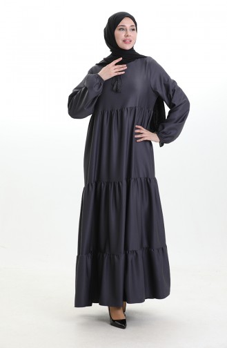 Tiered Collar Layered Dress 4107-12 Smoke 4107-12