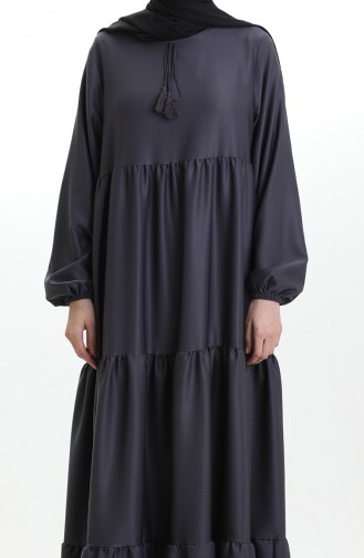 Tiered Collar Layered Dress 4107-12 Smoke 4107-12