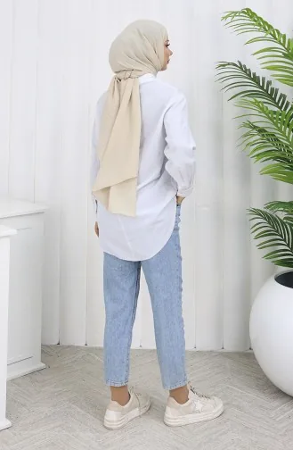 Pantalon Jean Boyfriend Lavé 3006-01 Bleu Jean 3006-01